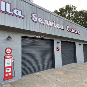 ILA SERVICE CENTER SHOP SIGN